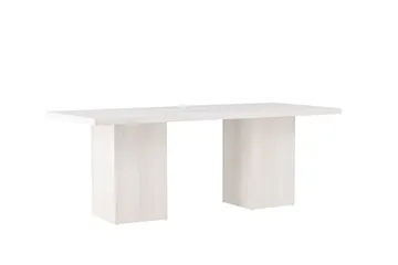 Ruokapöytä Olga 75x200 cm - Valkoinen - Huonekalut - Pöytä & ruokailuryhmä - Ruokapöydät & keittiön pöydät
