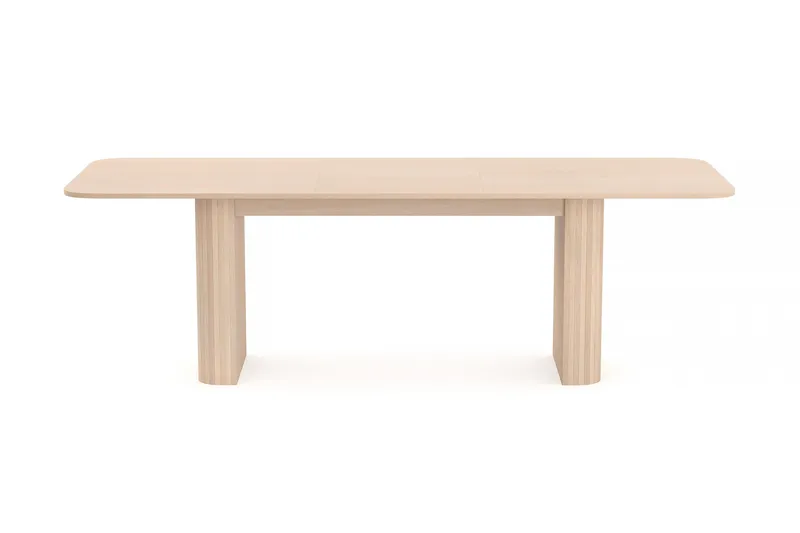 Kopparbo Ruokapöytä 180-240 cm jatkettava - Vaalea valkolakattu tammi - Huonekalut - Pöytä & ruokailuryhmä - Ruokapöydät & keittiön pöydät