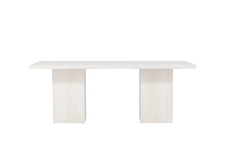 Ruokapöytä Olga 75x200 cm - Valkoinen - Huonekalut - Pöytä & ruokailuryhmä - Ruokapöydät & keittiön pöydät