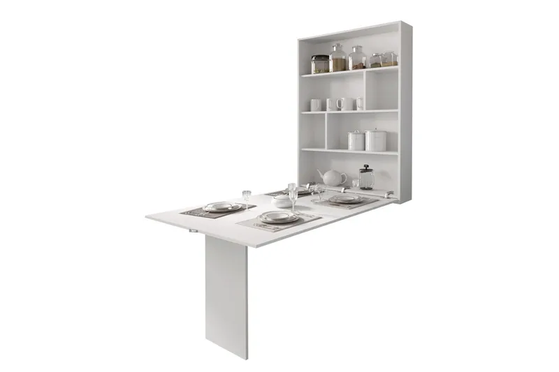 Abi Ruokapöytä 85 cm, Valkoinen