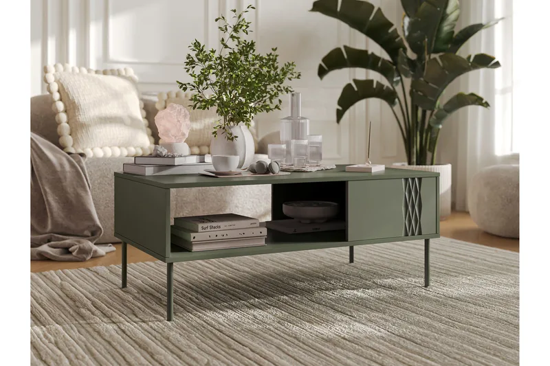 Akiko Sohvapöytä 110 cm - Vihreä - Huonekalut - Pöytä & ruokailuryhmä - Sohvapöytä