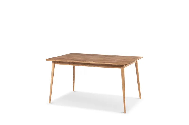 Alborg Ruokapöytä 140x90 cm, 4 hengelle massiivipuuta, Luonnonväri