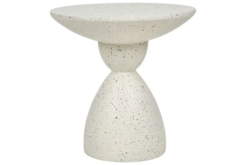 Alezio Sohvapöytä 50 cm Pyöreä, Valkoinen