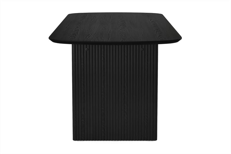 Alma suorakaiteen muotoinen ruokapöytä 180x90 cm, viilu - Mustaksi petsattu tammi - Huonekalut - Pöytä & ruokailuryhmä - Ruokapöydät & keittiön pöydät