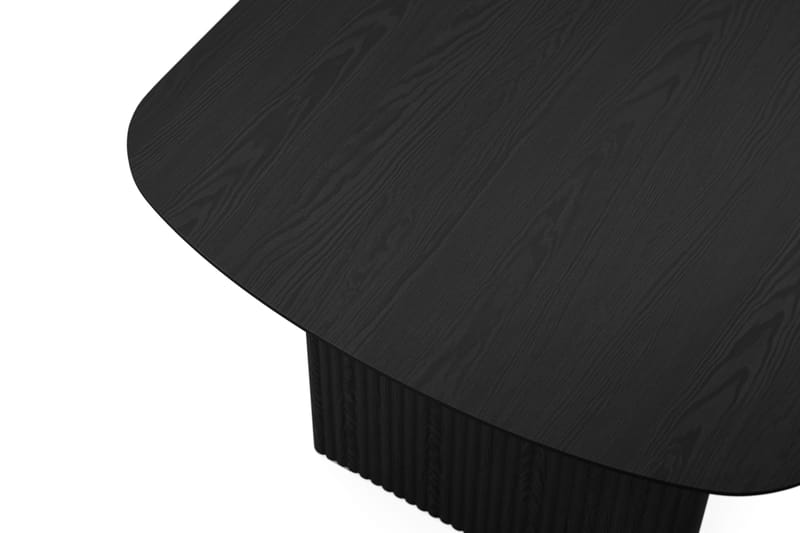 Alma suorakaiteen muotoinen ruokapöytä 180x90 cm, viilu - Mustaksi petsattu tammi - Huonekalut - Pöytä & ruokailuryhmä - Ruokapöydät & keittiön pöydät