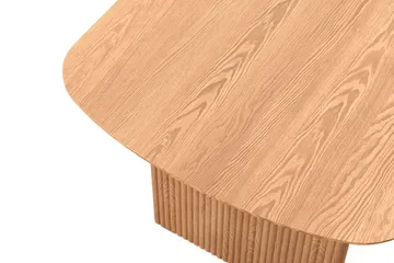 Alma suorakaiteen muotoinen ruokapöytä 180x90 cm, viilu - Tammi - Huonekalut - Pöytä & ruokailuryhmä - Ruokapöydät & keittiön pöydät