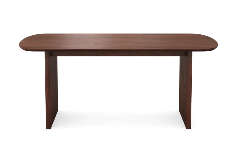 Alma suorakaiteen muotoinen ruokapöytä 180x90 cm, viilu - Pähkinä - Huonekalut - Pöytä & ruokailuryhmä - Ruokapöydät & keittiön pöydät
