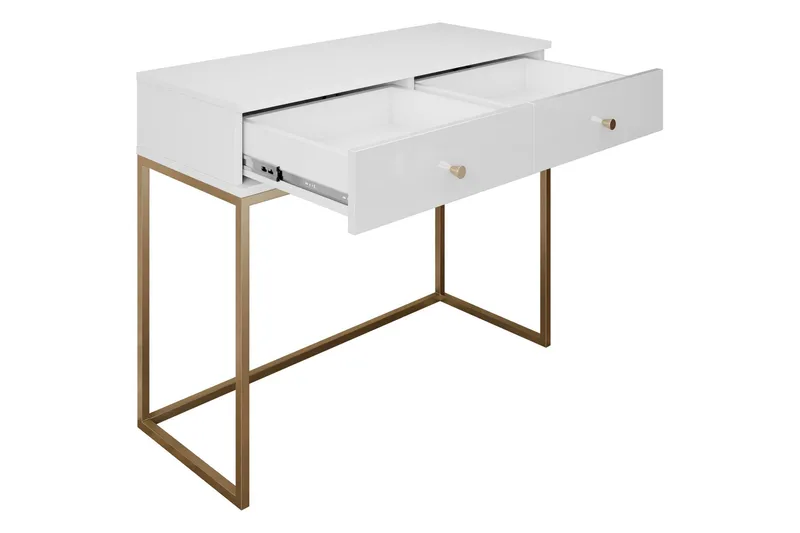 Altenau Peilipöytä 100x40 cm - Valkoinen - Huonekalut - Pöytä & ruokailuryhmä - Meikki- & kampauspöydät