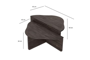 Altopiano Sohvapöytä 90 cm - Antrasiitti - Huonekalut - Pöytä & ruokailuryhmä - Apupöytä & sivupöytä - Sarjapöytä