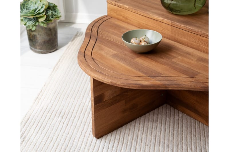 Altopiano Sohvapöytä 90 cm - Ruskea - Huonekalut - Pöytä & ruokailuryhmä - Apupöytä & sivupöytä - Sarjapöytä