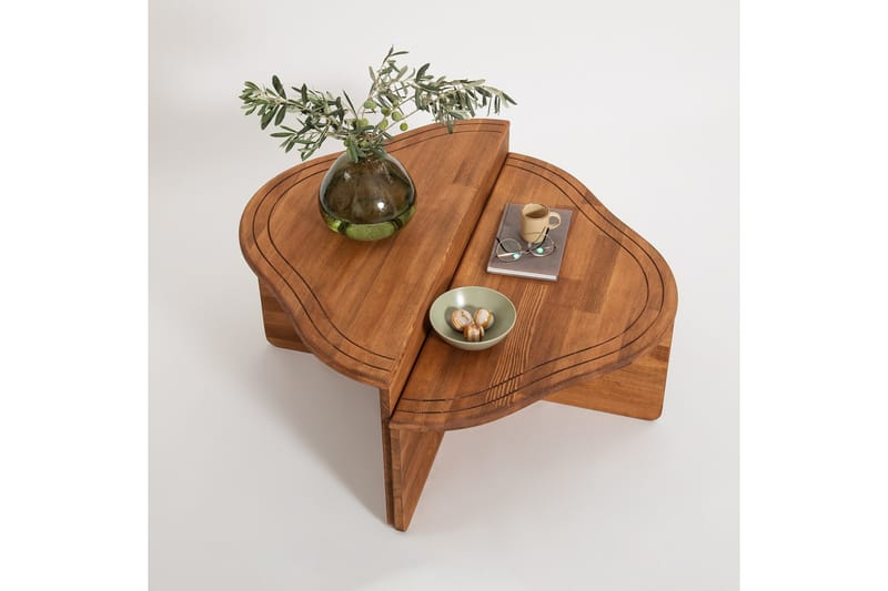 Altopiano Sohvapöytä 90 cm - Ruskea - Huonekalut - Pöytä & ruokailuryhmä - Apupöytä & sivupöytä - Sarjapöytä