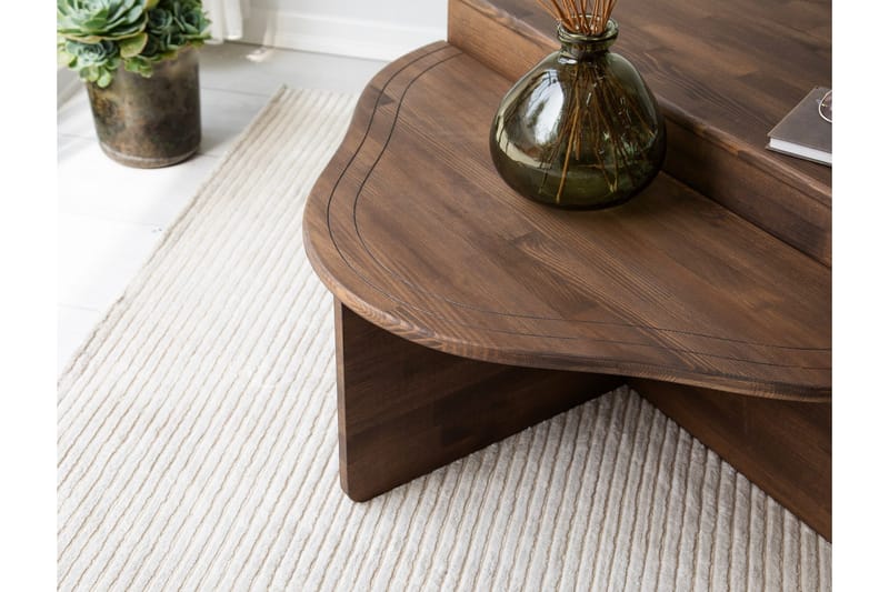Altopiano Sohvapöytä 90 cm - Pähkinäpuu - Huonekalut - Pöytä & ruokailuryhmä - Apupöytä & sivupöytä - Sarjapöytä