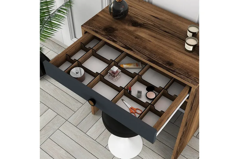 Ameias Kampauspöytä 70 cm - Luonnollinen - Huonekalut - Pöytä & ruokailuryhmä - Meikki- & kampauspöydät