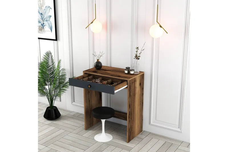 Ameias Kampauspöytä 70 cm - Luonnollinen - Huonekalut - Pöytä & ruokailuryhmä - Meikki- & kampauspöydät