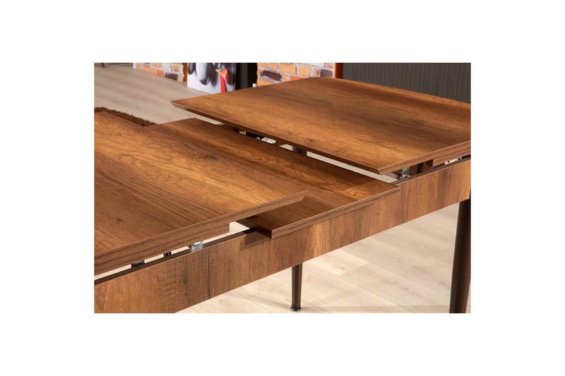 Amerbach Ruokapöytä 132 cm Suorakulmainen - Pähkinä/Ruskea - Huonekalut - Pöytä & ruokailuryhmä - Ruokapöydät & keittiön pöydät