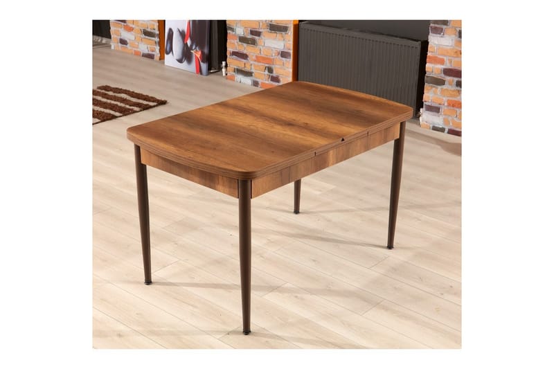 Amerbach Ruokapöytä 132 cm Suorakulmainen - Pähkinä/Ruskea - Huonekalut - Pöytä & ruokailuryhmä - Ruokapöydät & keittiön pöydät