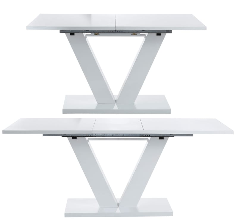 Andy ruokapöytä 140 cm - Valkoinen - Huonekalut - Pöytä & ruokailuryhmä - Ruokapöydät & keittiön pöydät