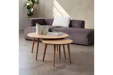 Anju Sohvapöytä 88 cm - Beige - Huonekalut - Pöytä & ruokailuryhmä - Apupöytä & sivupöytä - Sarjapöytä