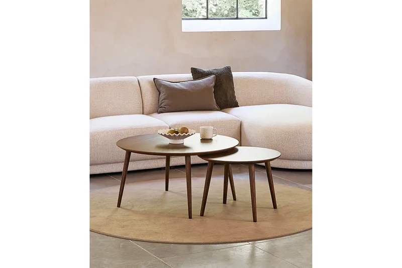 Anju Sohvapöytä 88 cm - Ruskea - Huonekalut - Pöytä & ruokailuryhmä - Apupöytä & sivupöytä - Sarjapöytä