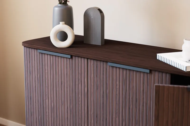 Kopparbo Senkki pähkinä - Tummanruskea pähkinäpuu - Säilytys - Säilytyskalusteet - Senkki