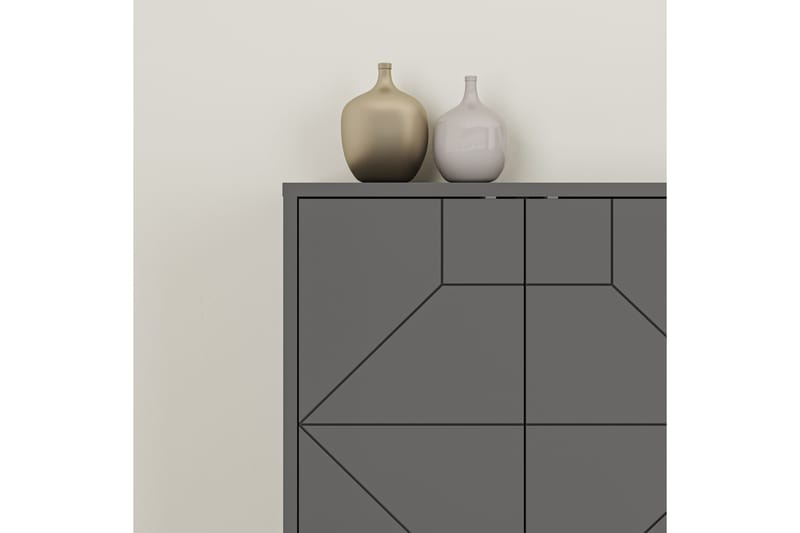 Dune konsolipöytä 183,8x77,4 cm antrasiitti - Hanah Home - Huonekalut - Pöytä & ruokailuryhmä - Apupöytä & sivupöytä - Eteispöytä