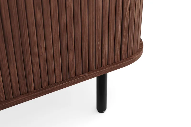 Kopparbo Korkea kaappi pähkinä - Tummanruskea pähkinäpuu - Säilytys - Kaappi - Säilytyskaappi