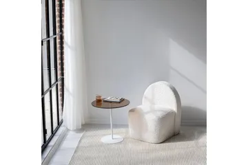Chill-Out sivupöytä 50x50 cm valkoinen/pronssi - Hanah Home - Huonekalut - Pöytä & ruokailuryhmä - Apupöytä & sivupöytä - Tarjotinpöytä & pikkupöytä
