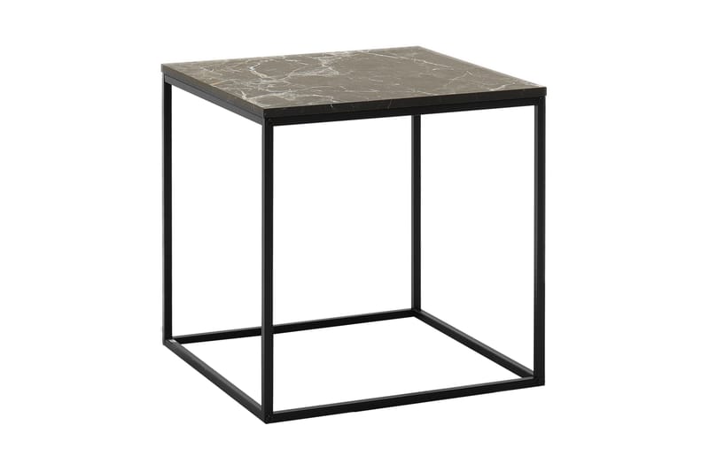 Ajmit sivupöytä 50x52 cm musta - Hanah Home - Huonekalut - Pöytä & ruokailuryhmä - Apupöytä & sivupöytä - Tarjotinpöytä & pikkupöytä