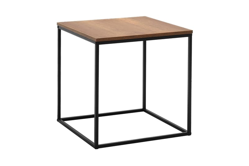 Ajmit sivupöytä 50x52 cm ruskea - Hanah Home - Huonekalut - Pöytä & ruokailuryhmä - Apupöytä & sivupöytä - Tarjotinpöytä & pikkupöytä