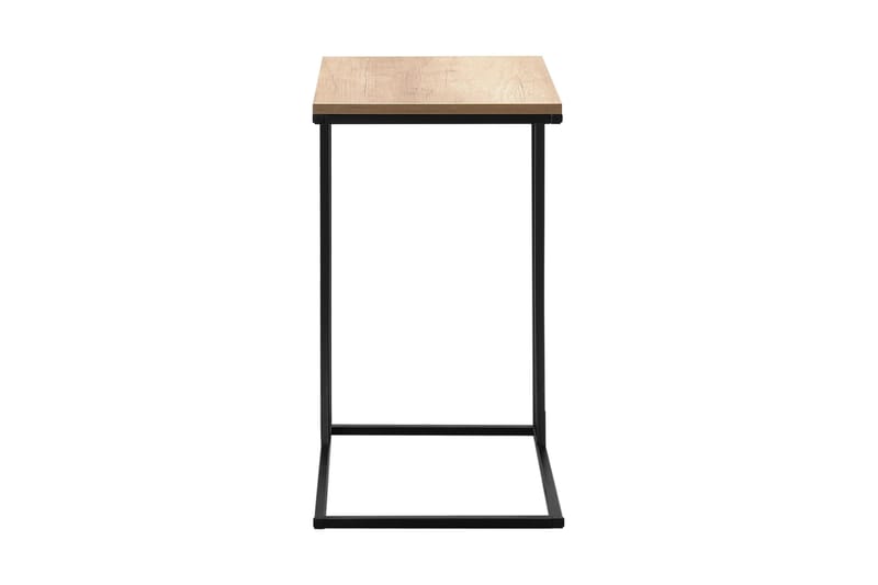 Ajmit sivupöytä 50x62 cm ruskea/musta - Hanah Home - Huonekalut - Pöytä & ruokailuryhmä - Apupöytä & sivupöytä - Tarjotinpöytä & pikkupöytä