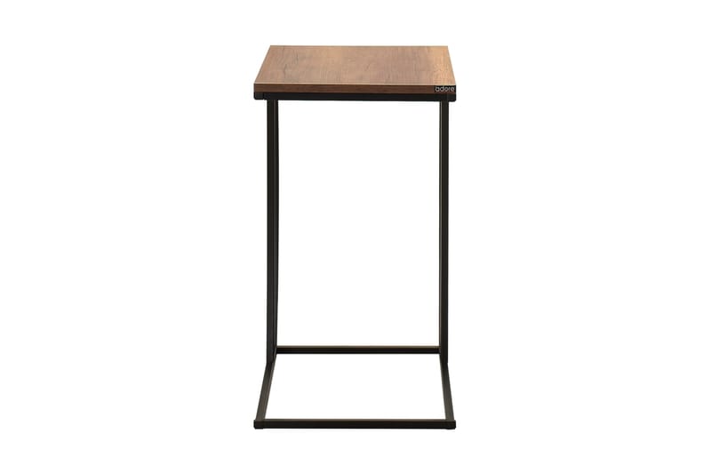 Ajmit sivupöytä 50x62 cm ruskea - Hanah Home - Huonekalut - Pöytä & ruokailuryhmä - Apupöytä & sivupöytä - Tarjotinpöytä & pikkupöytä