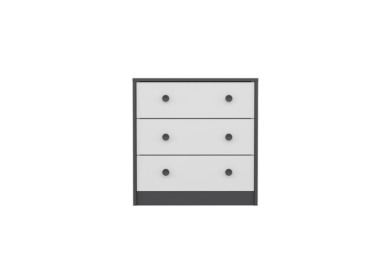 Berdez konsolipöytä 72x74 cm antrasiitti/valkoinen - Hanah Home - Huonekalut - Pöytä & ruokailuryhmä - Apupöytä & sivupöytä - Konsolipöytä