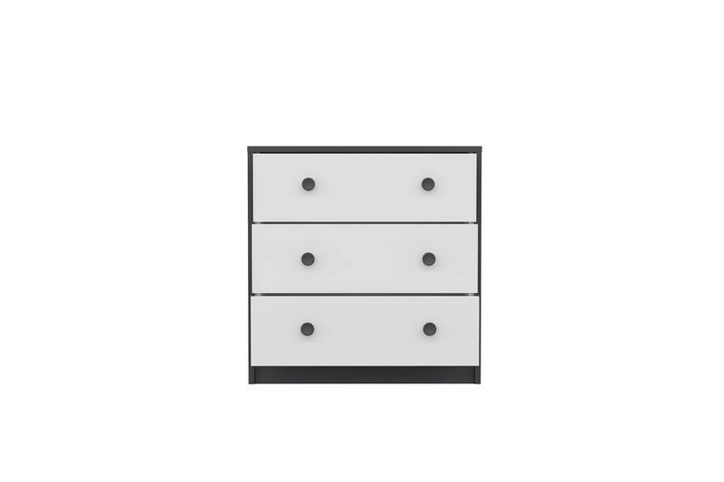 Berdez konsolipöytä 72x74 cm antrasiitti/valkoinen - Hanah Home - Huonekalut - Pöytä & ruokailuryhmä - Apupöytä & sivupöytä - Konsolipöytä