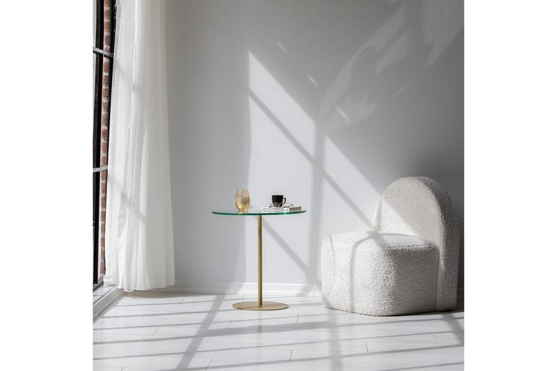 Chill-Out sivupöytä 50x50 cm kulta - Hanah Home - Huonekalut - Pöytä & ruokailuryhmä - Apupöytä & sivupöytä - Tarjotinpöytä & pikkupöytä