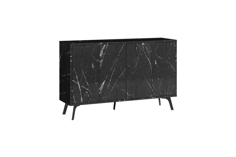 Dune konsolipöytä 123x77,4 cm musta - Hanah Home - Huonekalut - Pöytä & ruokailuryhmä - Apupöytä & sivupöytä - Konsolipöytä