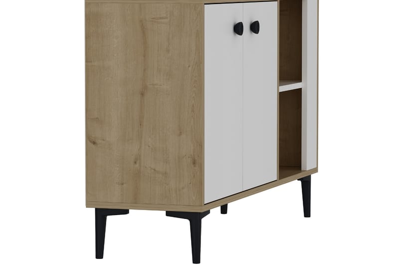 Sahra konsolipöytä 120x75 cm ruskea/valkoinen - Hanah Home - Huonekalut - Pöytä & ruokailuryhmä - Apupöytä & sivupöytä - Konsolipöytä