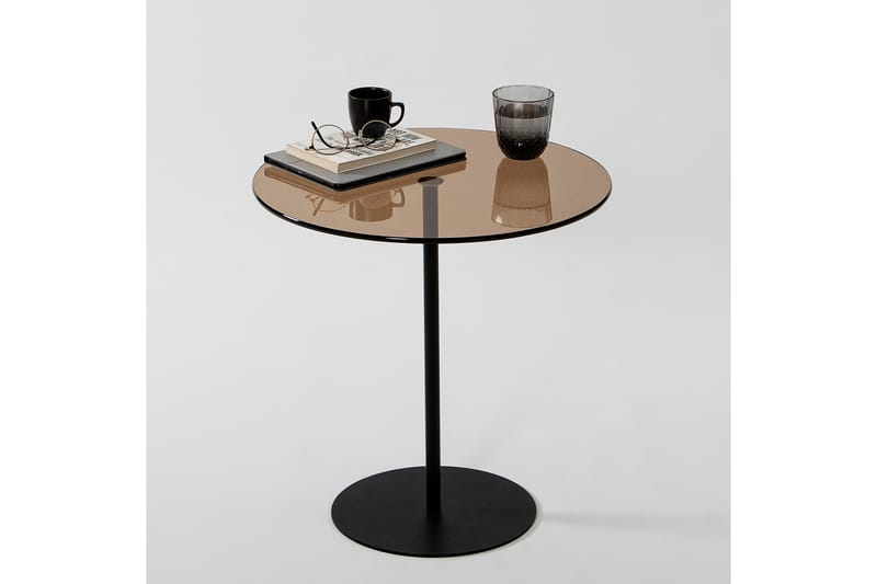 Chill-Out sivupöytä 50x50 cm musta/pronssi - Hanah Home - Huonekalut - Pöytä & ruokailuryhmä - Apupöytä & sivupöytä - Tarjotinpöytä & pikkupöytä