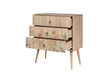 Bertoaria yöpöytä 80x40 cm ruskea - Hanah Home - Säilytys - Säilytyskalusteet - Lipasto