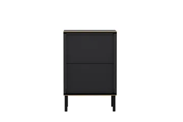 Imaj yöpöytä 40x35 cm antrasiitti - Hanah Home - Huonekalut - Pöytä & ruokailuryhmä - Apupöytä & sivupöytä - Yöpöytä