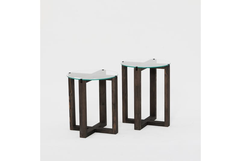 Liepene sivupöytä 45x40 cm musta, Hanah Home