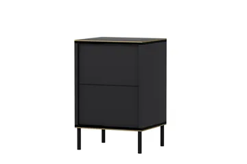 Imaj yöpöytä 40x35 cm antrasiitti - Hanah Home - Huonekalut - Pöytä & ruokailuryhmä - Apupöytä & sivupöytä - Yöpöytä