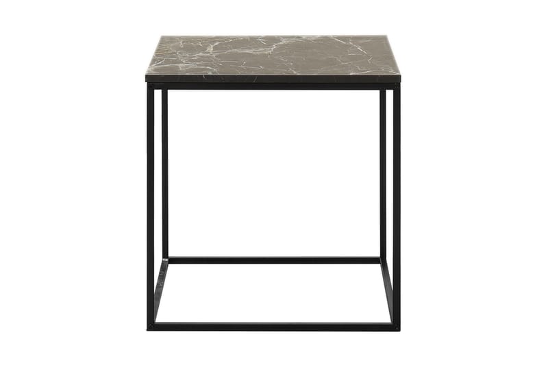 Ajmit sivupöytä 50x52 cm musta, Hanah Home