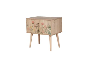 Bertoaria yöpöytä 60x40 cm ruskea