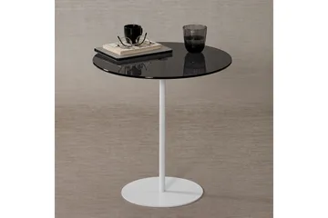 Chill-Out sivupöytä 50x50 cm valkoinen/tummanharmaa - Hanah Home - Huonekalut - Pöytä & ruokailuryhmä - Apupöytä & sivupöytä - Tarjotinpöytä & pikkupöytä