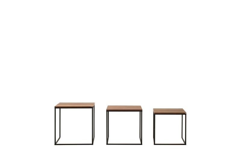 Ajmit sarjapöydät ruskea - Hanah Home - Huonekalut - Pöytä & ruokailuryhmä - Apupöytä & sivupöytä - Sarjapöytä