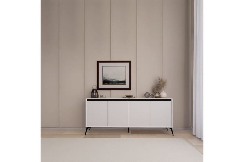 Adilen Konsolipöytä 180 cm - Valkoinen - Huonekalut - Pöytä & ruokailuryhmä - Apupöytä & sivupöytä - Konsolipöytä