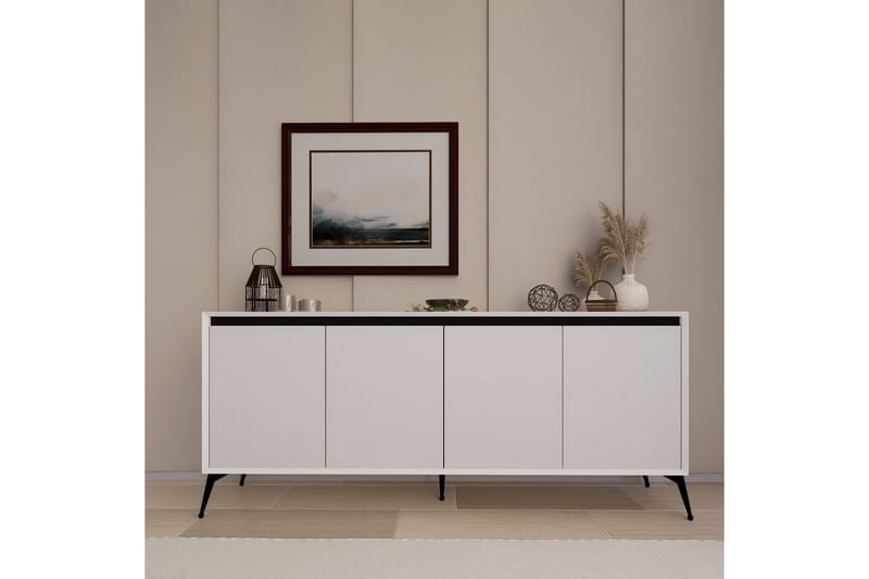 Adilen Konsolipöytä 180 cm - Valkoinen - Huonekalut - Pöytä & ruokailuryhmä - Apupöytä & sivupöytä - Konsolipöytä