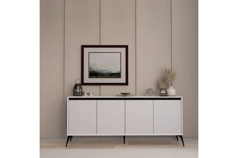 Adilen Konsolipöytä 180 cm, Valkoinen