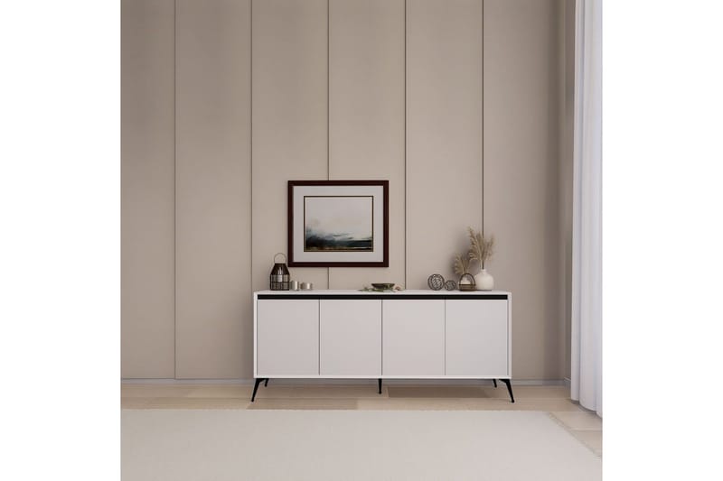 Adilen Konsolipöytä 180 cm - Valkoinen - Huonekalut - Pöytä & ruokailuryhmä - Apupöytä & sivupöytä - Konsolipöytä