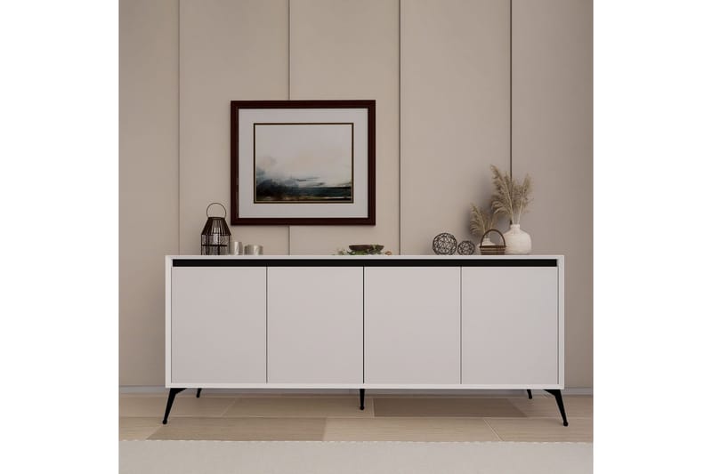 Adilen Konsolipöytä 180 cm - Valkoinen - Huonekalut - Pöytä & ruokailuryhmä - Apupöytä & sivupöytä - Konsolipöytä